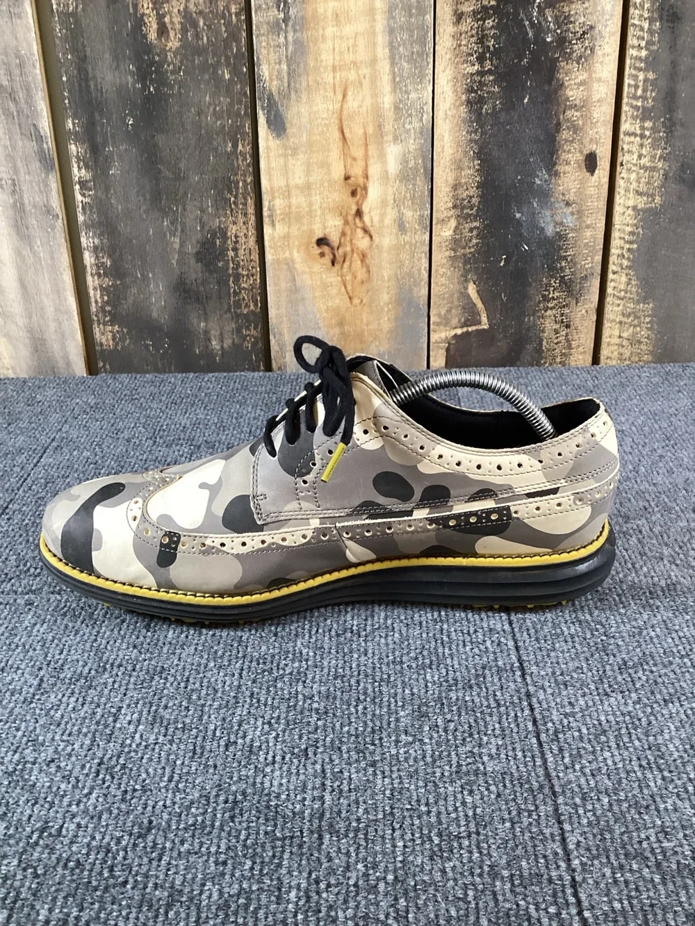 Cole Haan Original Grand 360 wingtip camo golf shoes men’s size 10.5